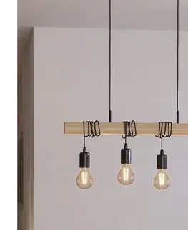 Svietidlá Eglo 32916 - Luster na lanku TOWNSHEND 4xE27/60W/230V 32916