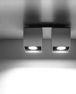 Vnútorné osvetlenie Stropná Lampa Dallas 2 GREY A-064