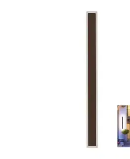 Svietidlá  LED Vonkajšie nástenné svietidlo LED/17W/230V 4000K IP65 hnedá 6829