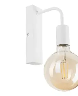 Svietidlá  Nástenné svietidlo ASTRID 1xE27/60W/230V biela KM-1.146/BIAŁY MAT