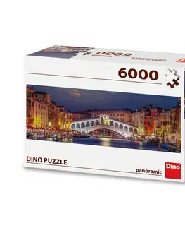 Nad 6000 dielikov Dino Toys Puzzle Most Rialto 6000 Dino
