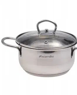 Dekorácie a bytové doplnky Hrniec z nehrdzavejúcej ocele 1.5l 16*8cm 5411