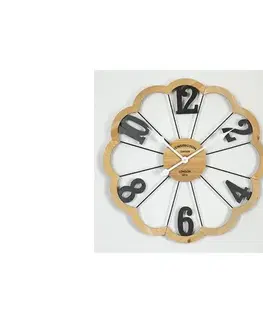Predlžovacie káble Eurolamp Nástenné hodiny 1xAA pr. 60 cm béžová/čierna 753-10031