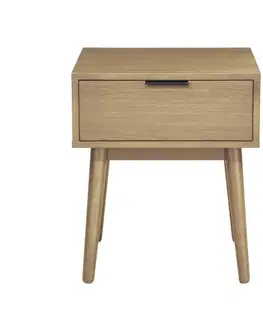 Nočné stolíky HALMAR Cassina nočný stolík prírodná