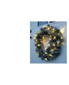 Vianočné dekorácie Eglo 410932 - LED Vonkajší vianočný veniec EDMONTON 30xLED/0,064W/3/230V IP44 410932