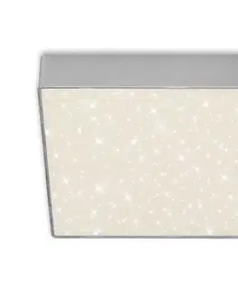 Svietidlá Briloner 7077-414 - LED Stropné svietidlo STAR SKY LED/16W/230V 21x21 cm strieborná 7077-414