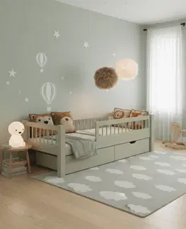 Postele ArtBed Detská posteľ ADEL s úložným priestorom | 80 x 180 cm Farba: Biela