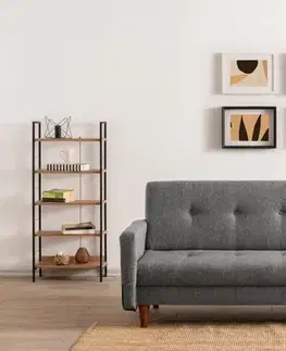 Pohovky a gauče Trojmiestna rozkladacia pohovka Hiko - Light Grey