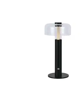 Lampy  LED stmievateľná dobíjacia stolná lampa LED/1W/5V 3000K 1800 mAh čierna 7940