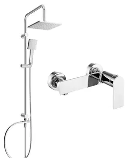 Sprchy a sprchové panely MEXEN/S - Tord sprchový stĺp vrátane sprchovej batérie Zero, chróm 71140200-00