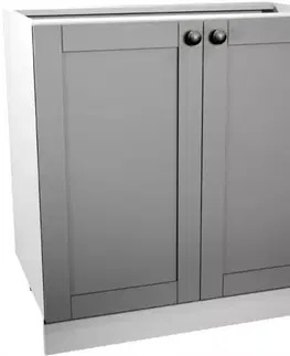 Kuchynské skrinky stojace Kuchynská skrinka Linea D80 grey