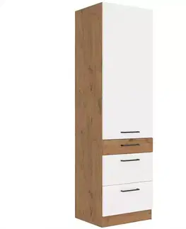 Kuchynské skrinky Skrinka do kuchyne Vigo biela HG 60dks-210 3s 1f