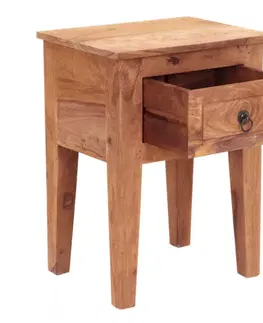Záhradné stoličky a kreslá Odkladací stolík Jali 45x60x35 z indického masívu palisander