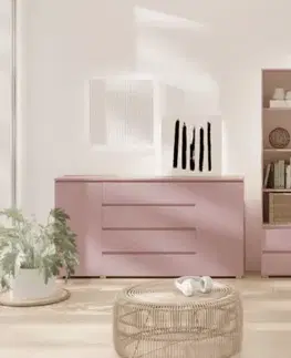 Nočné stolíky ArtMadex Nočný stolík COSMO C13 | ružová