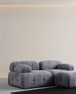 Sedacie súpravy Rohová sedacia súprava / Rohová pohovka Petite 2 - Grey