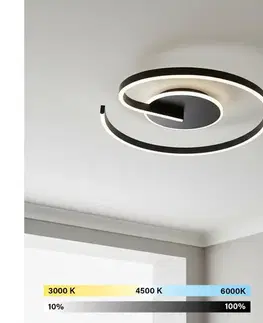 Svietidlá BRILAGI -LED Stmievateľné stropné svietidlo SPIRAL LED/56W/230V 3000/4000/6000K+DO BR7262/BBK-56W