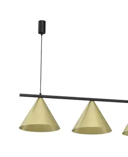 Svietidlá  Luster na lanku CAPITAL 3xGX53/15W/230V zlatý MLP0937