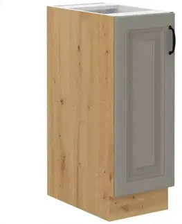 Kuchynské skrinky stojace Kuchynská skrinka Stilo claygrey/artisan 30d cargo bb