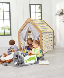 Doplnky do detskej izby PAIGY detský stan na hranie, žltá