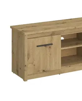 TV stolíky KONDELA Airon 2D/125 tv stolík dub artisan