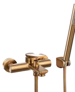 Kúpeľňové batérie INVENA - Vaňová batéria NERI PLUS TREND meď BW-P1-014-L