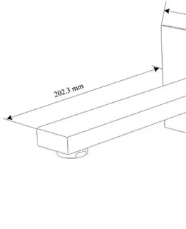 Kúpeľňové batérie MEXEN - Cube podomietková umývadlová batéria chróm 73115-00