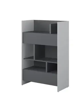 Nábytok Dig-net nábytok Regál Lenart BED CONCEPT BC-26 | sivá / grafit