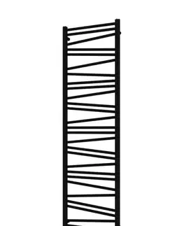 Radiátory do kúpeľne Radiátor kombinovaný SAT Lilon 169,5x50 cm černá matná SATRALI1695500SBL SATRALI1695500SBL