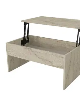 Konferenčné stolíky Konferenčný stolík Akilli Travertine