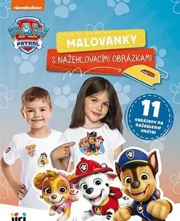 Pre deti a mládež - ostatné Maľovanky s nažehľovacími obrázkami Labková patrola