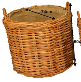 Prírodný ratan DEOKORK Ratanový kôš GUĽATIAK Malý kôš