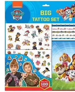 Pre deti a mládež - ostatné Veľký set s tetovaním Labková patrola