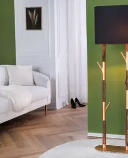 Osvetlenie Stojacia lampa BADEBE Dekorhome