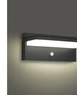 Svietidlá BRILAGI LED solárne svietidlo SUN SENSE LED/10W/3,7V 4000mAh IP44 senz. BRI295