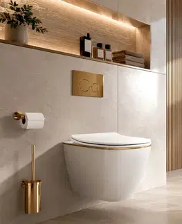 Záchody REA - Závesná WC misa Carlo Mini Tornado NF GOLD EDGE REA-C6806