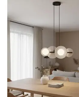 Svietidlá EMIBIG Závesný luster na lanku MODEL 4xG9/8W/230V biely 1487/4