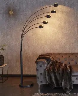 Osvetlenie Stojací lampa QUITO Dekorhome