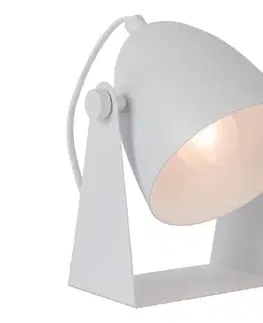 Lampy Lucide 45564/01/31 - Stolná lampa CHAGO 1xE14/40W/230V biela 45564/01/31