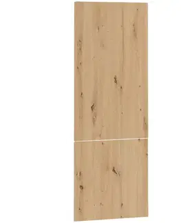 Kuchynské skrinky Čelo skrinky Luxeo F16-N60N tenký rám dub