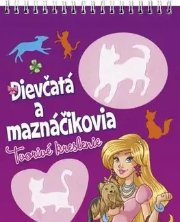 Nalepovačky, vystrihovačky, skladačky Tvorivé kreslenie - Dievčatá a maznáčikovia