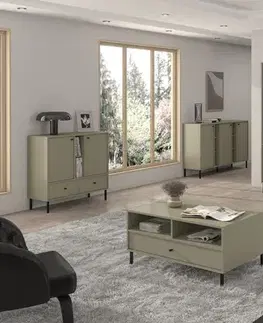 Komody ArtLemp Komoda YEDDO 2 2F2S | eukalyptus