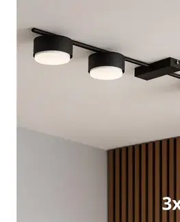 Svietidlá BRILAGI - LED RGB stmievateľné bodové svietidlo MONO 3xGX53/14W/230V Wi-Fi Tuya čierne BG4570+3xIM1490