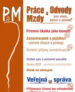 Dane, účtovníctvo Práce, odvody a mzdy bez chyb, pokut a penále č. 6-7 / 2024 - Firemní školky jako benefit v r. 202