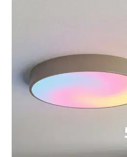 Svietidlá BRILAGI - LED RGBW stmievateľné stropné svietidlo CLARE 5xE27/12W/230V béžové BG1598+5xAI0819