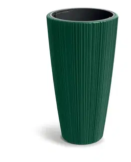 Kvetináče a truhlíky DHOR400-2411U plastový kvetináč 39 cm borovicovo zelená