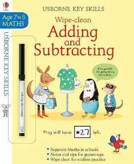 V cudzom jazyku Wipe-Clean Adding and Subtracting 7-8 - Holly Bathie