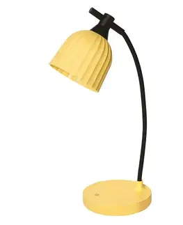 Lampy do obývačky Stolová lampa LED DANZI 66356 žltá LB1