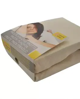 Bytový textil Froté plachta s gumkou 1,8/2,0 kol2 ecru