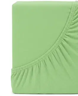 Plachty 4Home jersey prestieradlo Mako zelená, 90 x 200 cm