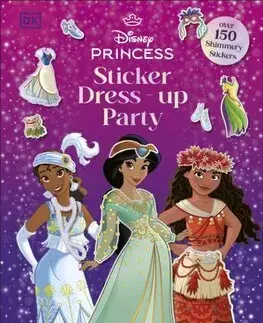 Nalepovačky, vystrihovačky, skladačky Disney Princess Sticker Dress-up Party